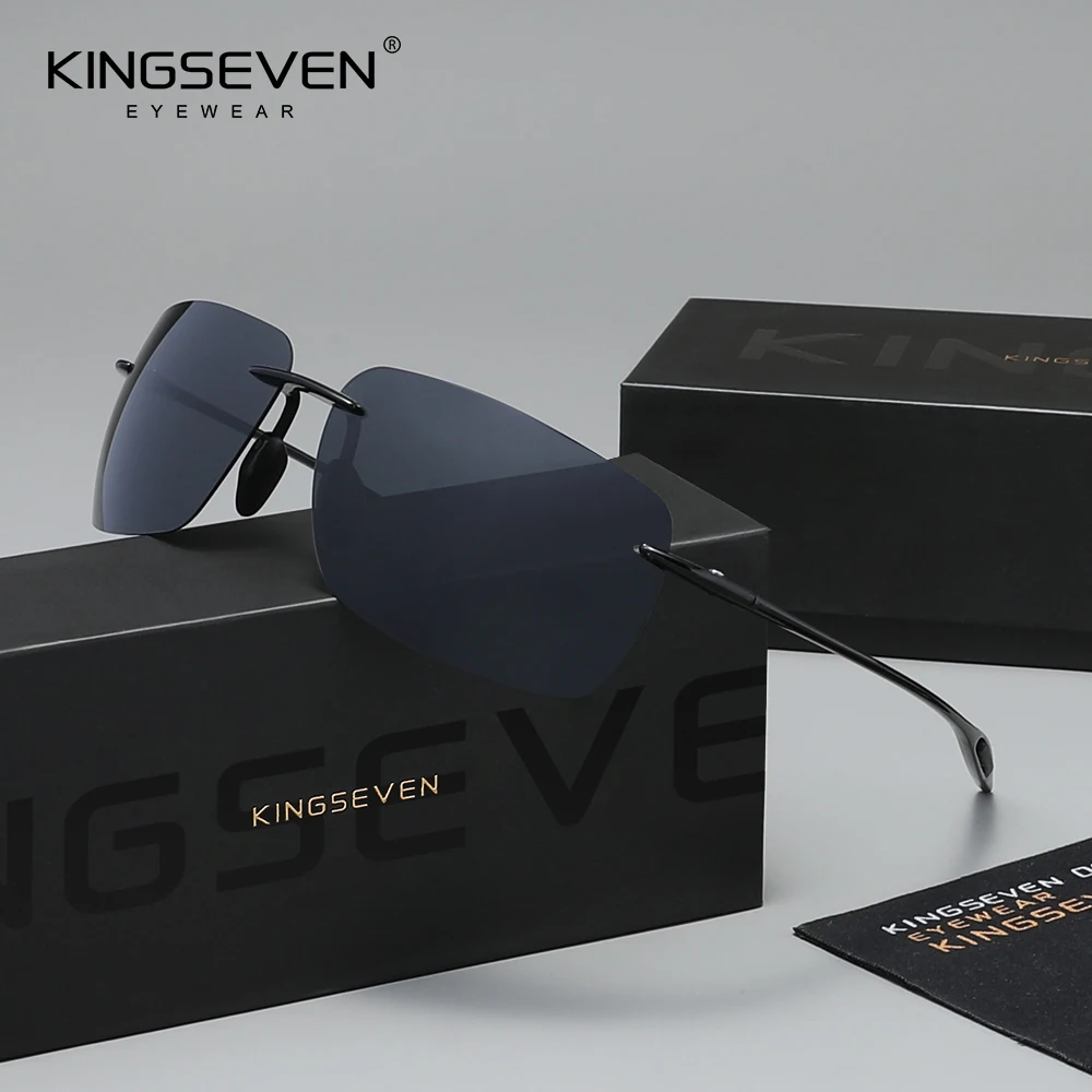 KINGSEVEN Frameless Sunglasses Polarized UV400 Rectangle Frame Men Mirror Lens Women Driving Eyeglasses
KINGSEVEN Frameless Sunglasses Polarized UV400 Rectangle Frame Men Mirror Lens Women Driving Eyeglasses