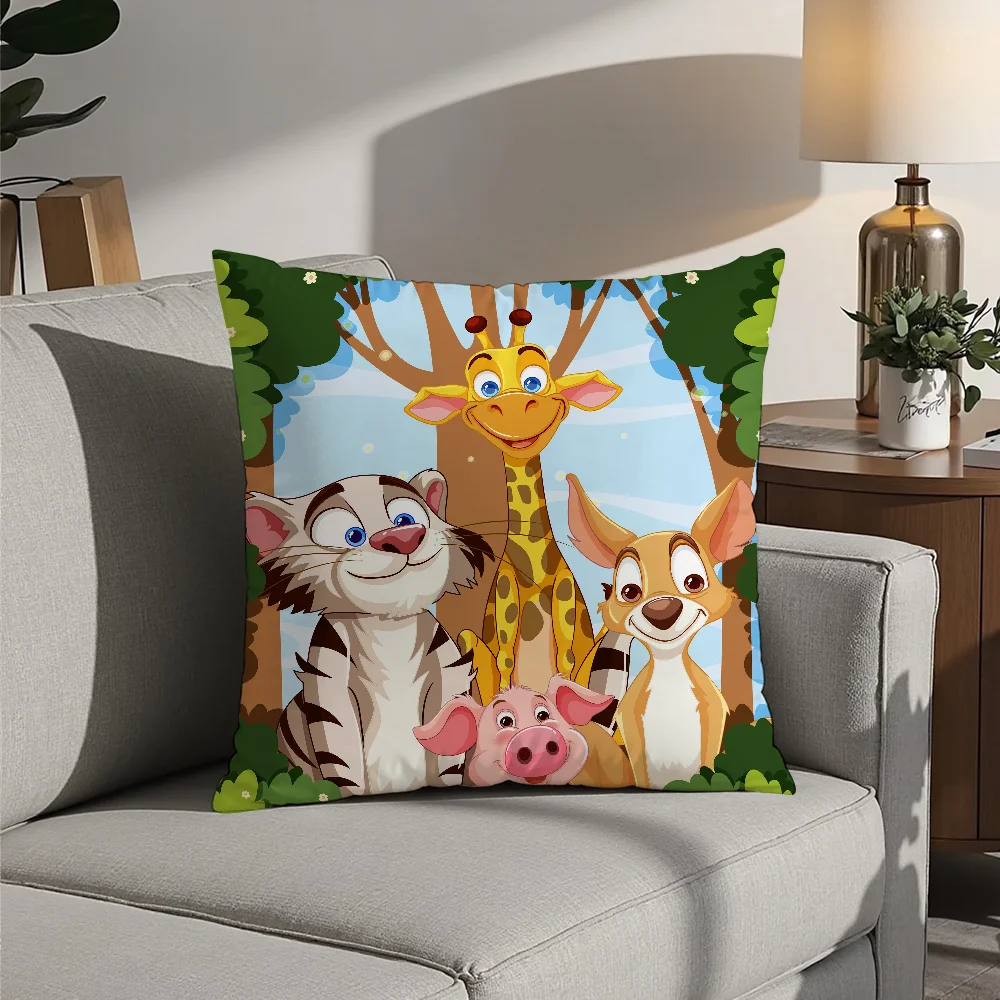 Cute Cartoon Zoo Animal Pillow Case Plush Fabric Soft Pillowcase Double Sided Print Cushion Cover Household Gifts
Cute Cartoon Zoo Animal Pillow Case Plush Fabric Soft Pillowcase Double Sided Print Cushion Cover Household Gifts