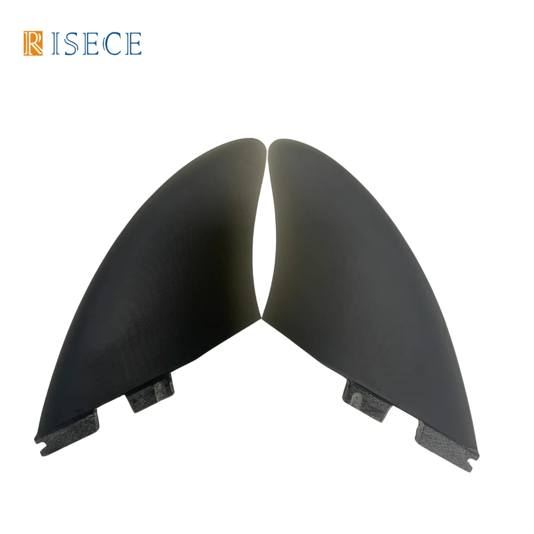 RISECE FCS2 Fiberglass Twin Fin Surfboard Fin Clear Black Glass Fiber Single Tab Keel Fin 2PC/SET
RISECE FCS2 Fiberglass Twin Fin Surfboard Fin Clear Black Glass Fiber Single Tab Keel Fin 2PC/SET