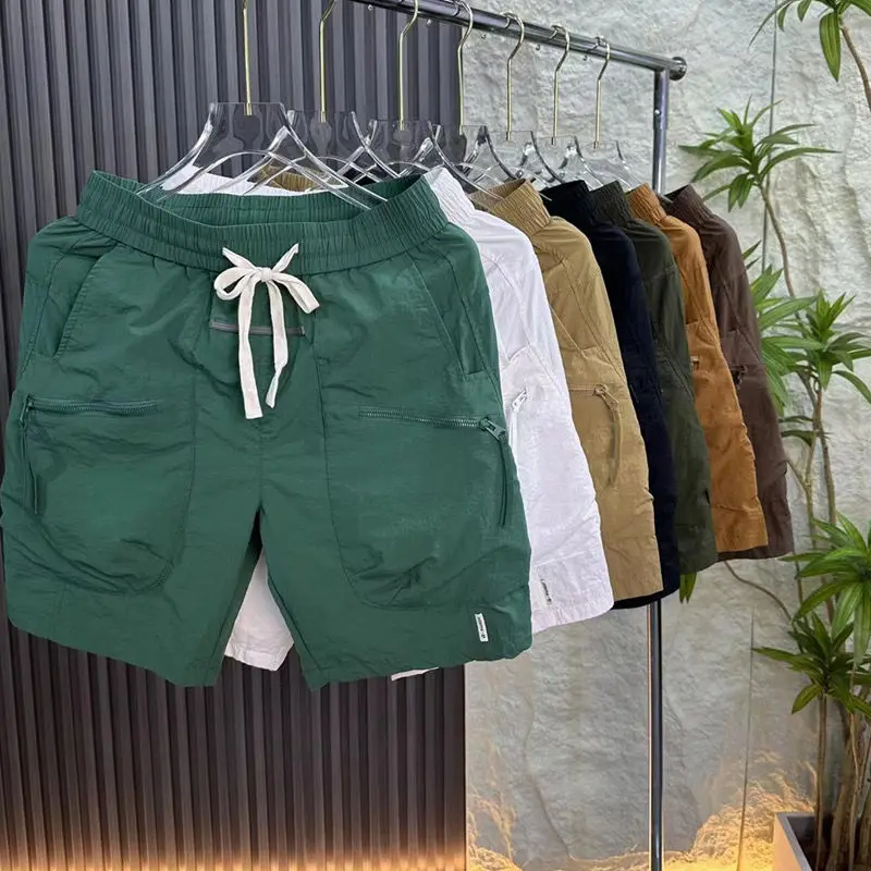 New Summer Fashion Versatile Trendy Casual Work Shorts Korean Version Quick-dry Loose Straight Five-point Pants Slit Aesthetic
New Summer Fashion Versatile Trendy Casual Work Shorts Korean Version Quick-dry Loose Straight Five-point Pants Slit Aesthetic