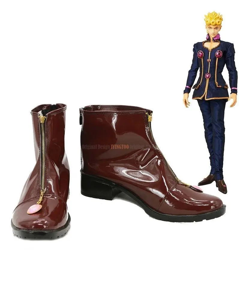 Giorno Giovanna Brown Shoes Cosplay JOJO'S BIZARRE ADVENTURE Giorno Giovanna Cosplay Boots Custom Made
Giorno Giovanna Brown Shoes Cosplay JOJO'S BIZARRE ADVENTURE Giorno Giovanna Cosplay Boots Custom Made
