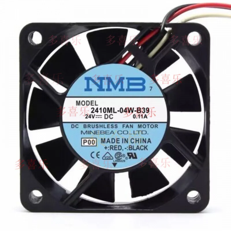 WW for NMB-MAT7 2410ML-04W-B39 6025 24V 0.11A 6CM 3-Wire Ball Cooling Fan
WW for NMB-MAT7 2410ML-04W-B39 6025 24V 0.11A 6CM 3-Wire Ball Cooling Fan