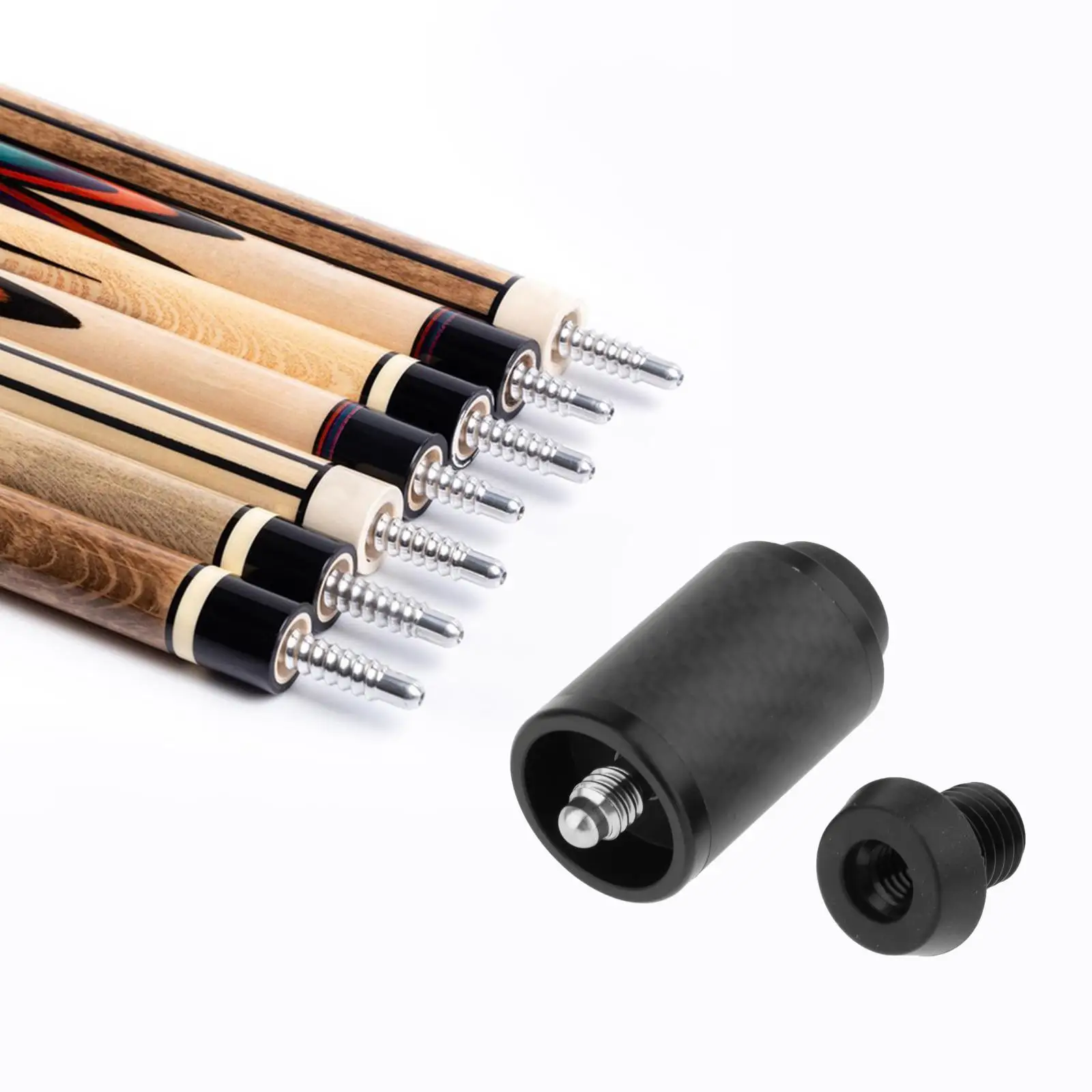 Pool Cue Extension Pool Cue Extend Tube Rear Plug Extension Handle with Billiard
Pool Cue Extension Pool Cue Extend Tube Rear Plug Extension Handle with Billiard