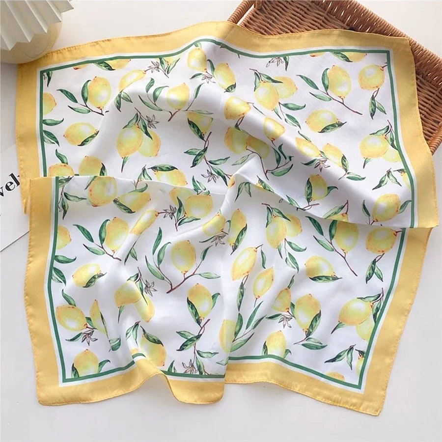Women Lemon Print Fashion Scarf Bandana Headband For Daily Wear
Women Lemon Print Fashion Scarf Bandana Headband For Daily Wear