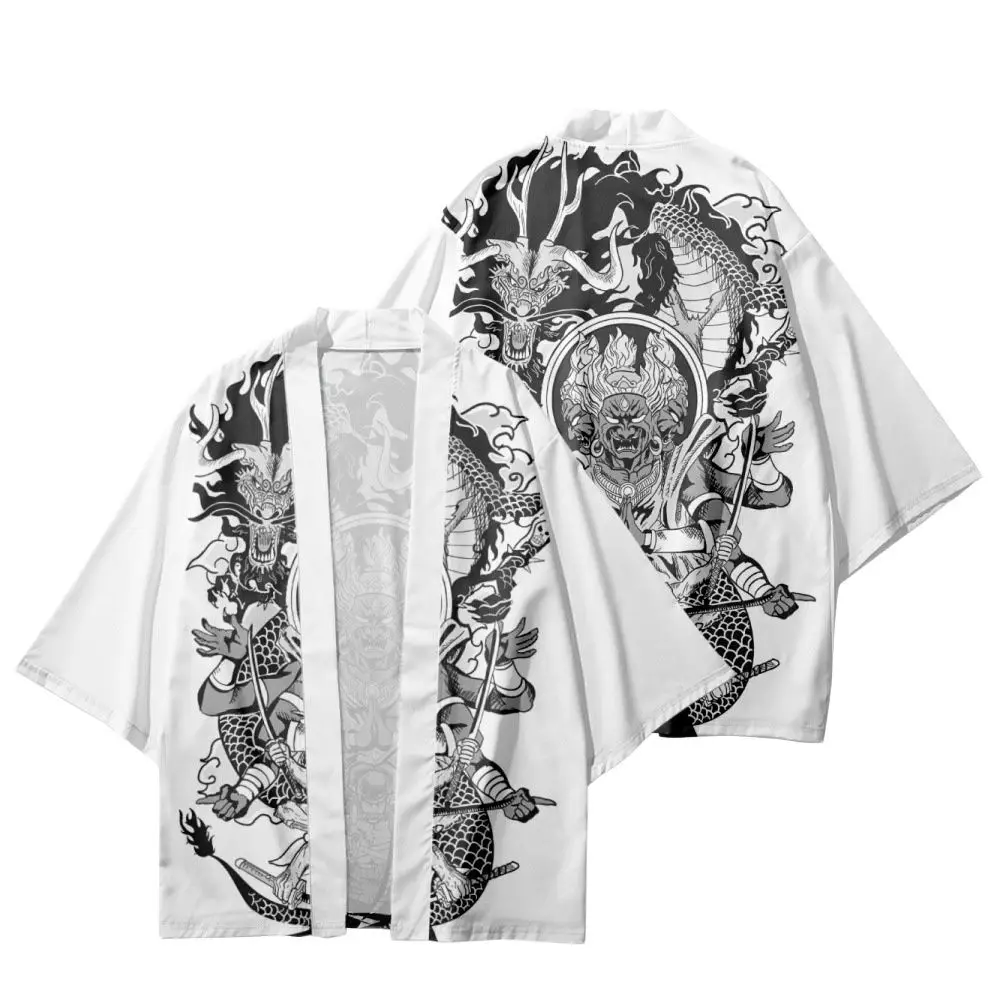 Cartoon Printed White Cosplay Cardigan Haori Beach Yukata Traditional Kimono Japanese Streetwear Women Men Shirts
Cartoon Printed White Cosplay Cardigan Haori Beach Yukata Traditional Kimono Japanese Streetwear Women Men Shirts