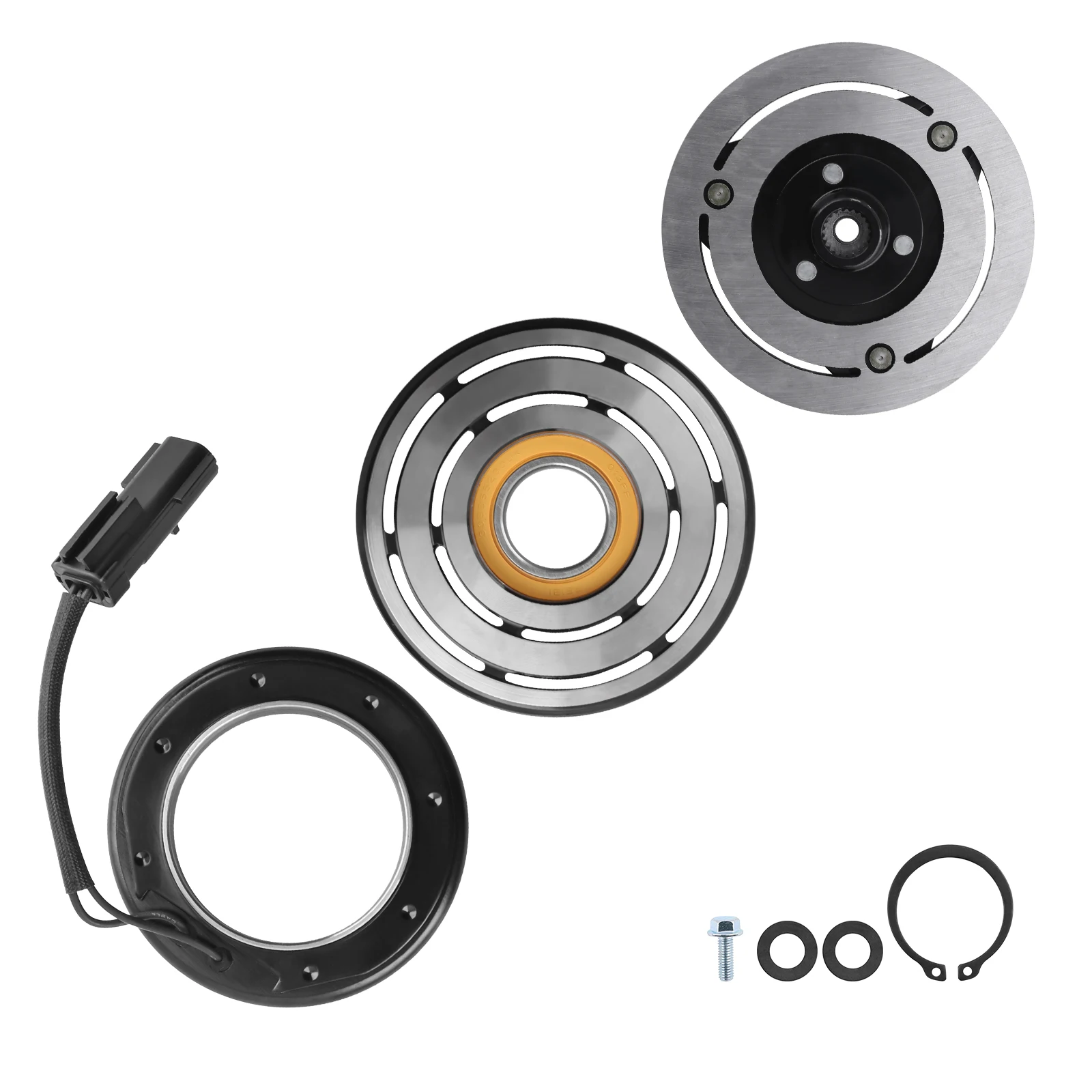8 Pulley Grooves Compressor Clutch Kit For Dodge Ram 4500 5500 6.7L L6 2008-2009
8 Pulley Grooves Compressor Clutch Kit For Dodge Ram 4500 5500 6.7L L6 2008-2009