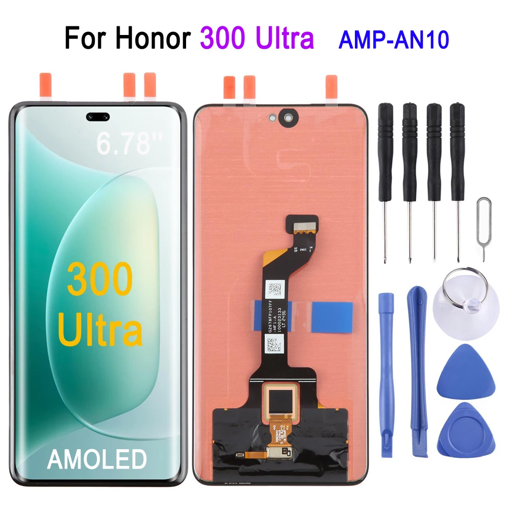 6.78-inches 120Hz AMOLED Screen For Honor 300 Ultra 5G, AMP-AN10 Phone Display Touch Screen Repair Replacement Spare Part
6.78-inches 120Hz AMOLED Screen For Honor 300 Ultra 5G, AMP-AN10 Phone Display Touch Screen Repair Replacement Spare Part