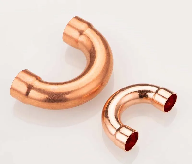 180-degree refrigeration copper Purple Copper U-Shaped Welded Elbow for Air Conditioning and Cold Storage Equipment Accessories
180-degree refrigeration copper Purple Copper U-Shaped Welded Elbow for Air Conditioning and Cold Storage Equipment Accessories