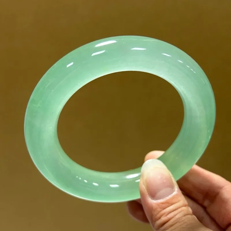 High Ice Quartzite Emerald Green Round Bar Bracelet, Women's Fashion Jade Bracelet Jewelry
High Ice Quartzite Emerald Green Round Bar Bracelet, Women's Fashion Jade Bracelet Jewelry