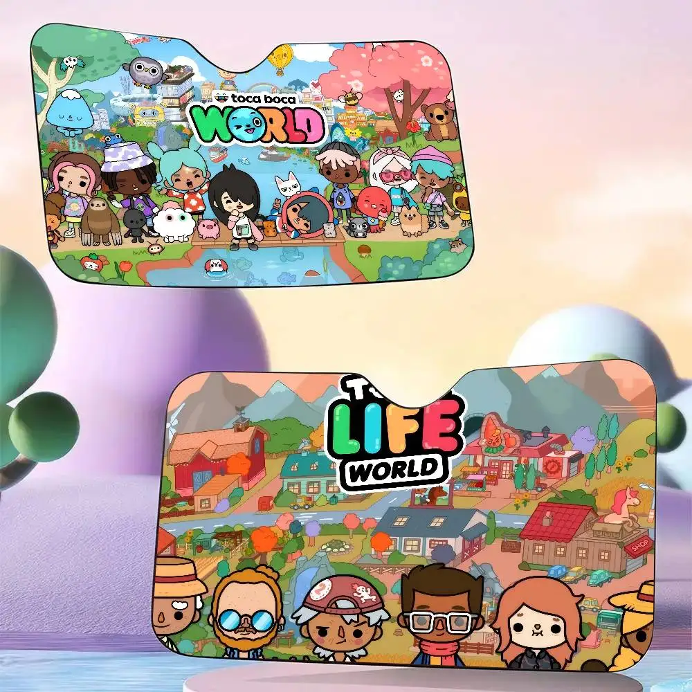 Солнцезащитный экран для автомобиля Anime Toca Life World, накидка на лобовое стекло, защитный экран для окон автомобиля
Солнцезащитный экран для автомобиля Anime Toca Life World, накидка на лобовое стекло, защитный экран для окон автомобиля