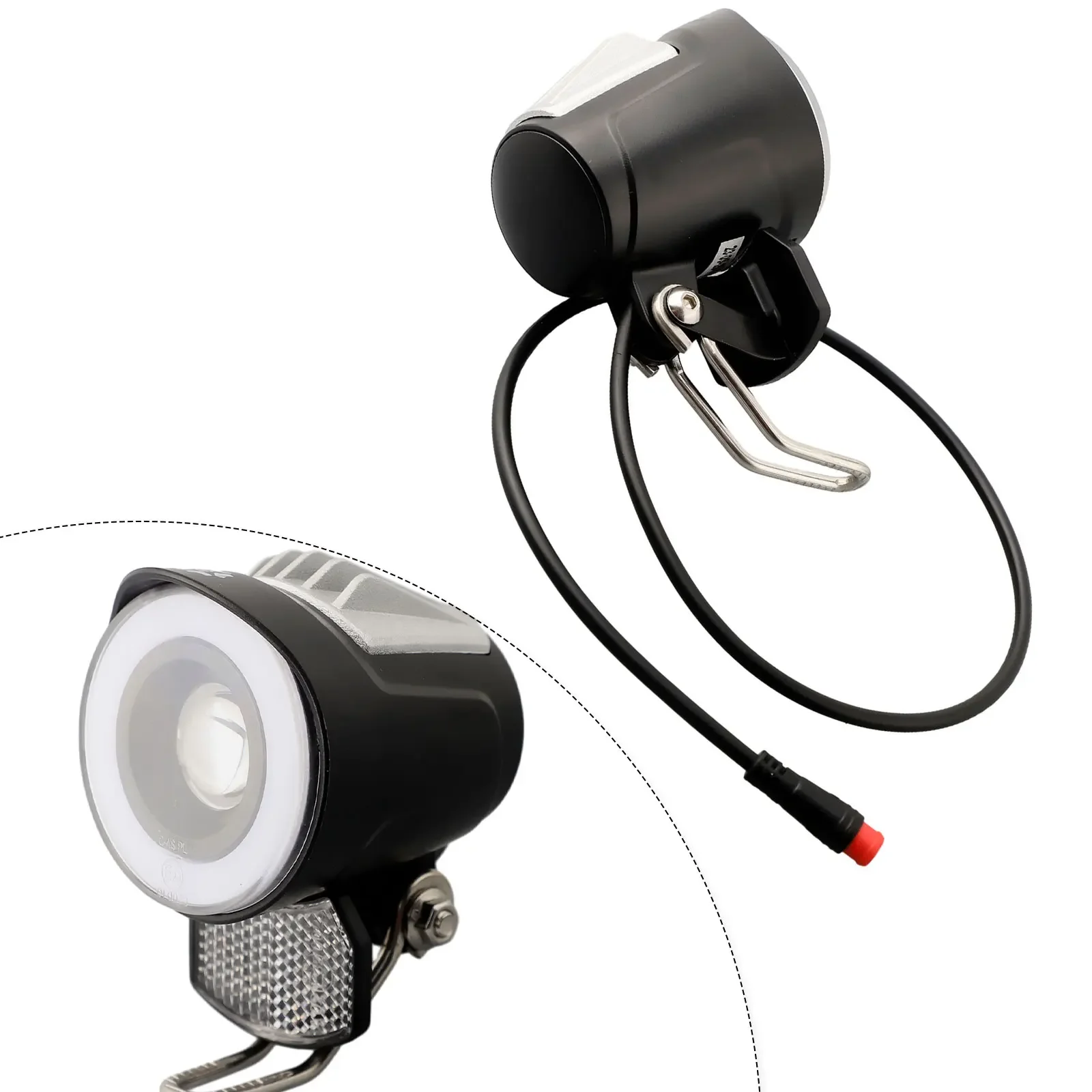 1 Set LED Headlight IPX4 For-E-Bike Front Light Spotlight Electric Bicycle 6-48V QD228 Outdoor Bicycle Lights Accessories
1 Set LED Headlight IPX4 For-E-Bike Front Light Spotlight Electric Bicycle 6-48V QD228 Outdoor Bicycle Lights Accessories