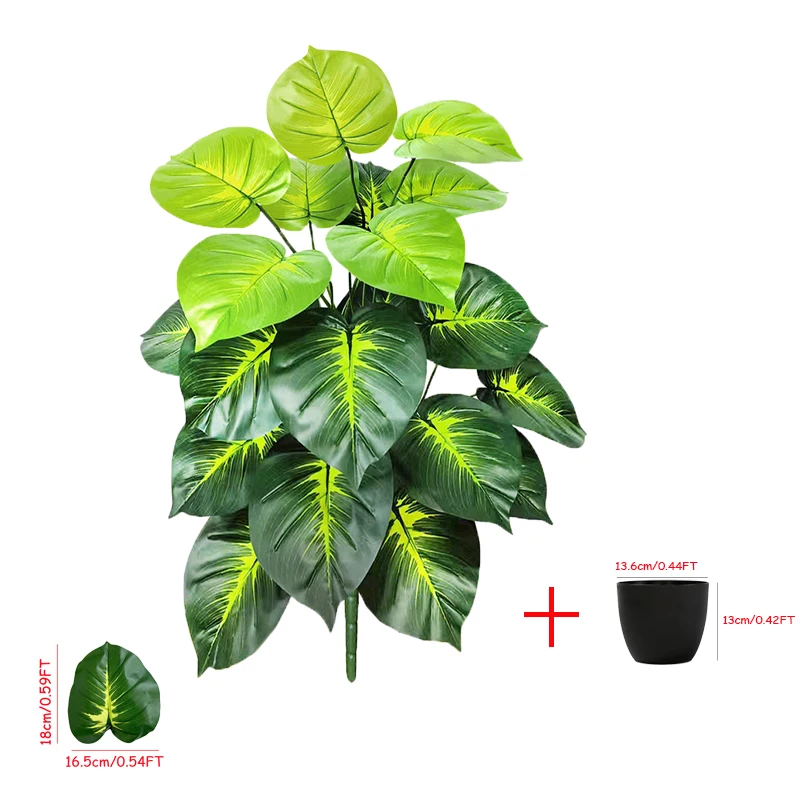 55-100cm Artificial Green Ivy Tree Fake Palm Plants Plastic Turtle Leafs Tropical Landscape Plants For Home Garden Office Decor
55-100cm Artificial Green Ivy Tree Fake Palm Plants Plastic Turtle Leafs Tropical Landscape Plants For Home Garden Office Decor