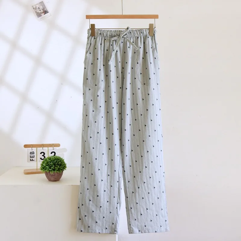 2026 New Spring and Autumn Women's Sleeper Pants 100% Cotton Gauze Loose Cute Pants Large Cartoon Home Pants Bottoms
2026 New Spring and Autumn Women's Sleeper Pants 100% Cotton Gauze Loose Cute Pants Large Cartoon Home Pants Bottoms