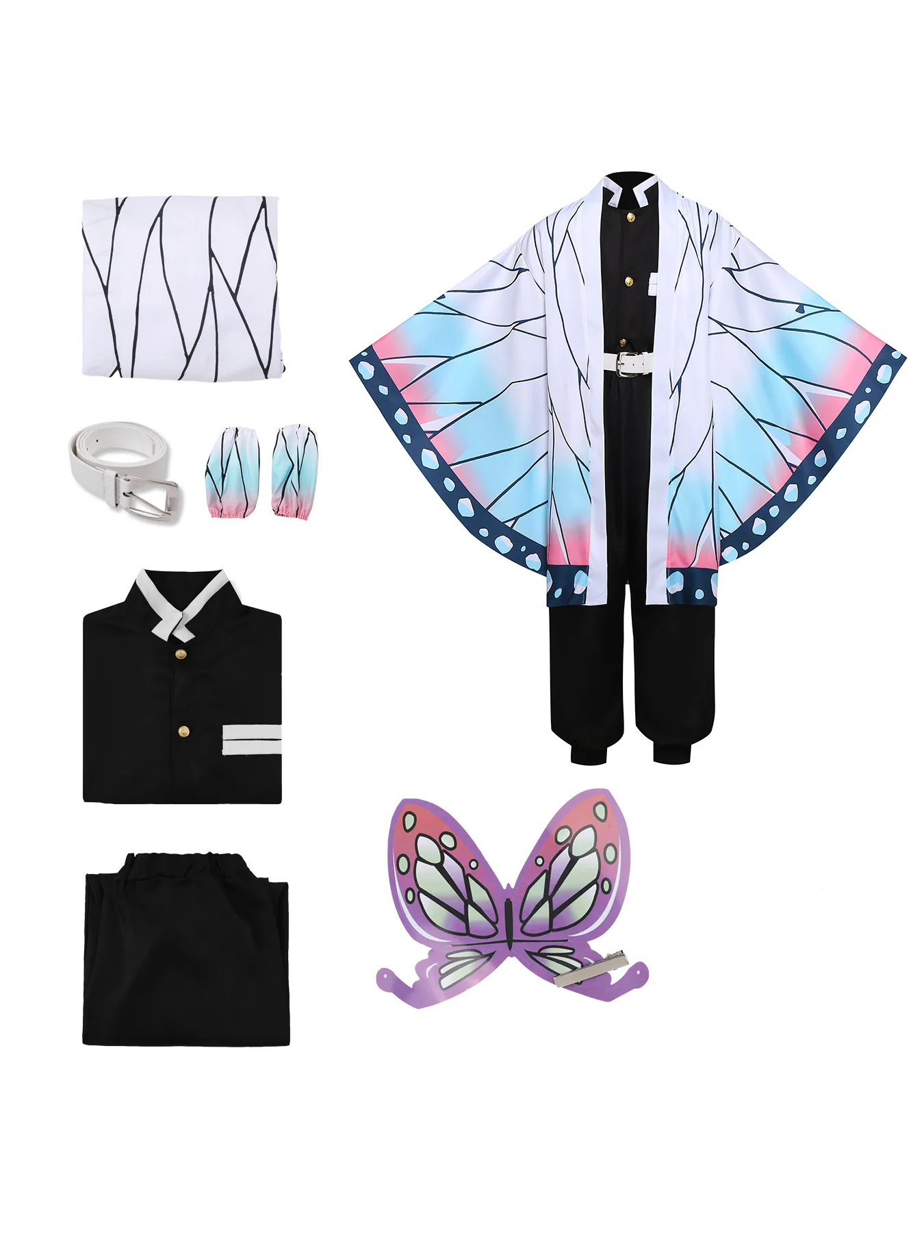 Kochou Cosplay Costume Japanese Anime Slayer Cosplay Butterfly Uniform For Children Halloween Party Carnival Stage Performance
Kochou Cosplay Costume Japanese Anime Slayer Cosplay Butterfly Uniform For Children Halloween Party Carnival Stage Performance