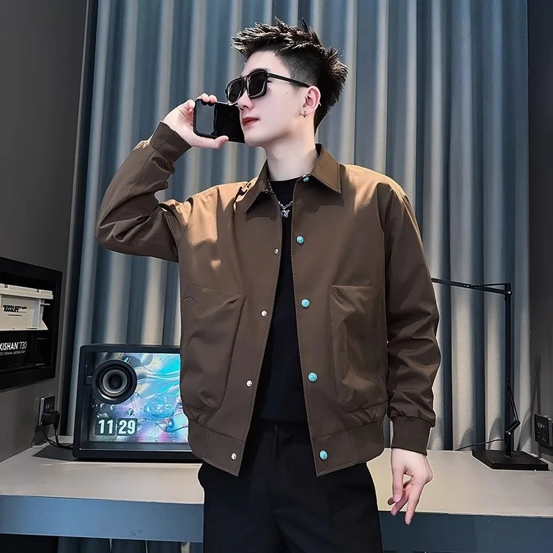 Autumn Winter Large Size Men's Casual Jaet Stand Collar Versatile Outerwear Stand Fit Polyester Fiber Youth Trend
Autumn Winter Large Size Men's Casual Jaet Stand Collar Versatile Outerwear Stand Fit Polyester Fiber Youth Trend