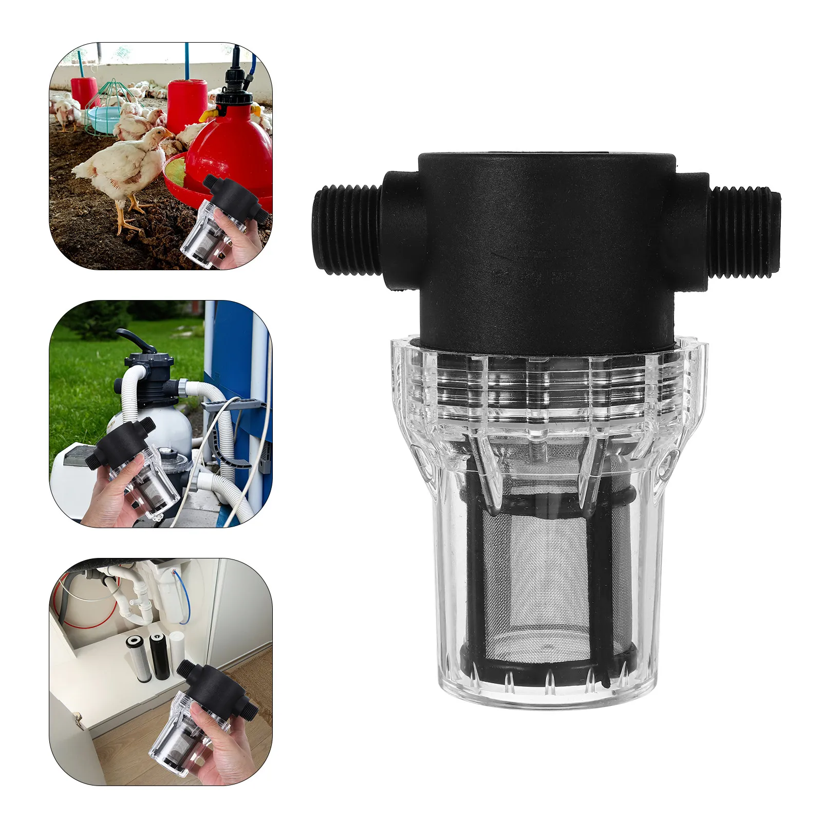 Water Pump Strainer Filter Garden Hose Mesh Screen Inline Filter Prevent Pipeline Clogs Garden Irrigation Car Wash
Water Pump Strainer Filter Garden Hose Mesh Screen Inline Filter Prevent Pipeline Clogs Garden Irrigation Car Wash