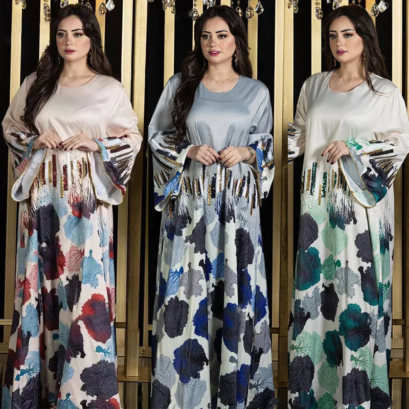 New Arrivals Arabian Dubai Muslim Middle Eastern Abaya WomenEid Al-Adha Sequin Embroidery Fashion Evening Party Dress
New Arrivals Arabian Dubai Muslim Middle Eastern Abaya WomenEid Al-Adha Sequin Embroidery Fashion Evening Party Dress