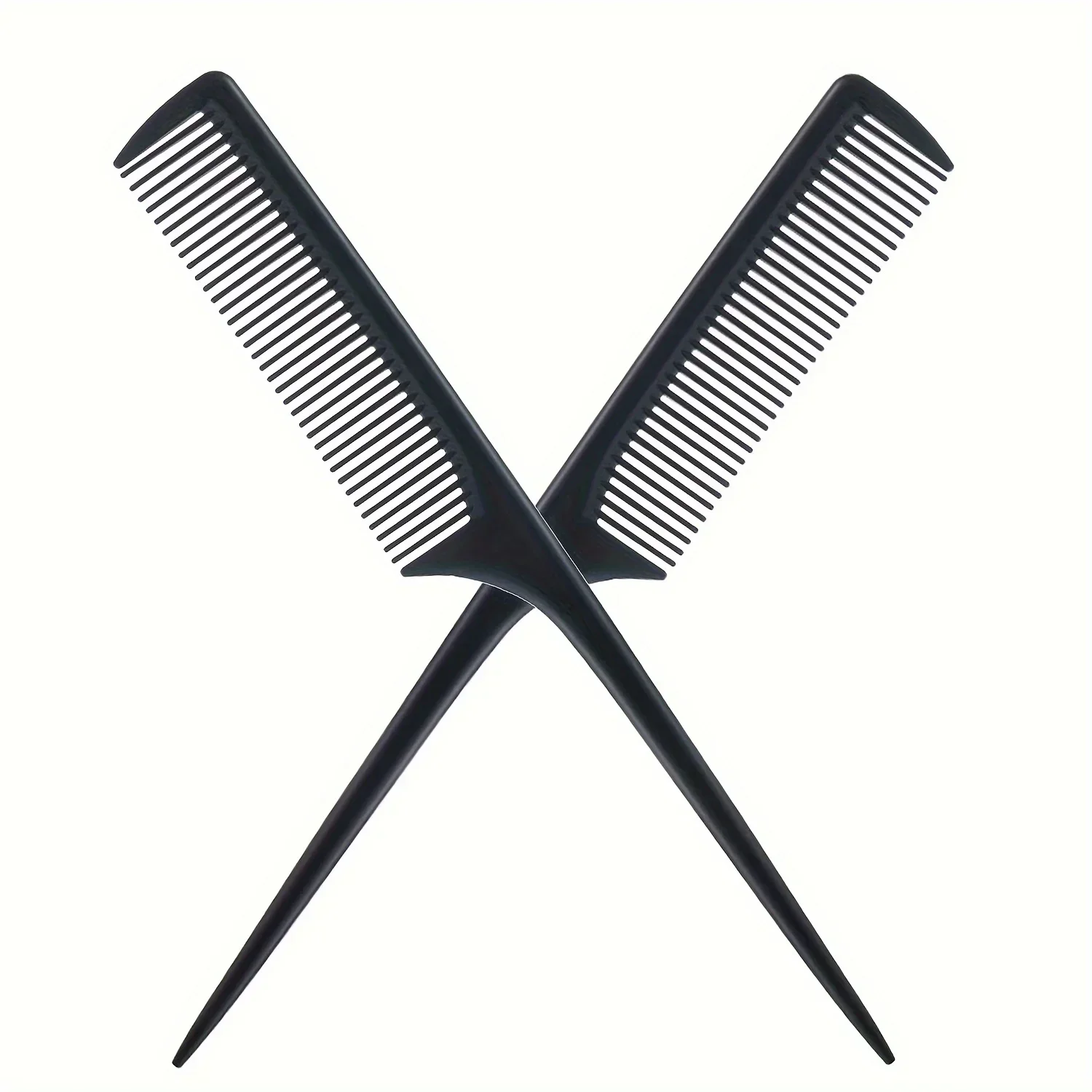 2-piece hair tail comb, black styling comb, plastic anti-static and heat-resistant universal hair tail comb, unisex fine-toothed wide-toothed fluffy comb
2-piece hair tail comb, black styling comb, plastic anti-static and heat-resistant universal hair tail comb, unisex fine-toothed wide-toothed fluffy comb