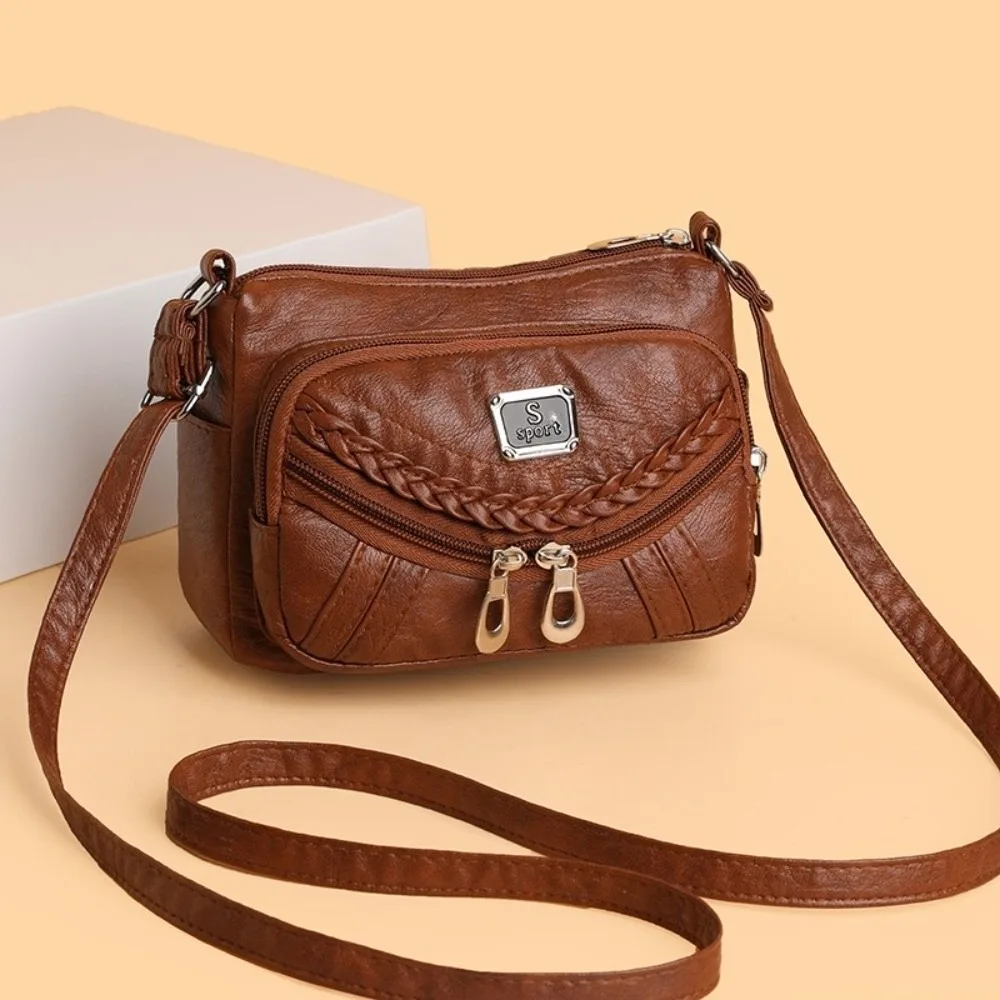 New Soft Leather Single Crossbody Bag Multi-pocket High-end Shoulder Bag Multi-compartment Women's Handbag Four-season
New Soft Leather Single Crossbody Bag Multi-pocket High-end Shoulder Bag Multi-compartment Women's Handbag Four-season