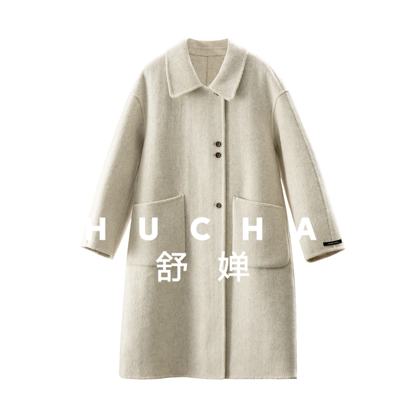 Тихая роскошная и элегантная французская шерстяная кашемировая пряжа с высокой текстурой, двусторонняя шерстяная куртка, женская куртка 6Y29 
Тихая роскошная и элегантная французская шерстяная кашемировая пряжа с высокой текстурой, двусторонняя шерстяная куртка, женская куртка 6Y29