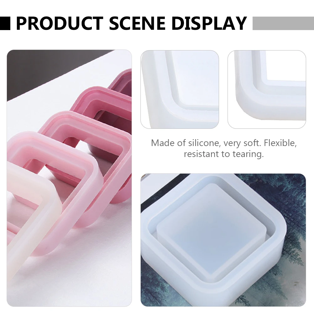 Silicone Mold Square Tray Stacked Frame DIY Epoxy Jewelry Accessories Crafts Storage Planter Flower Fondant Decor Container
Silicone Mold Square Tray Stacked Frame DIY Epoxy Jewelry Accessories Crafts Storage Planter Flower Fondant Decor Container