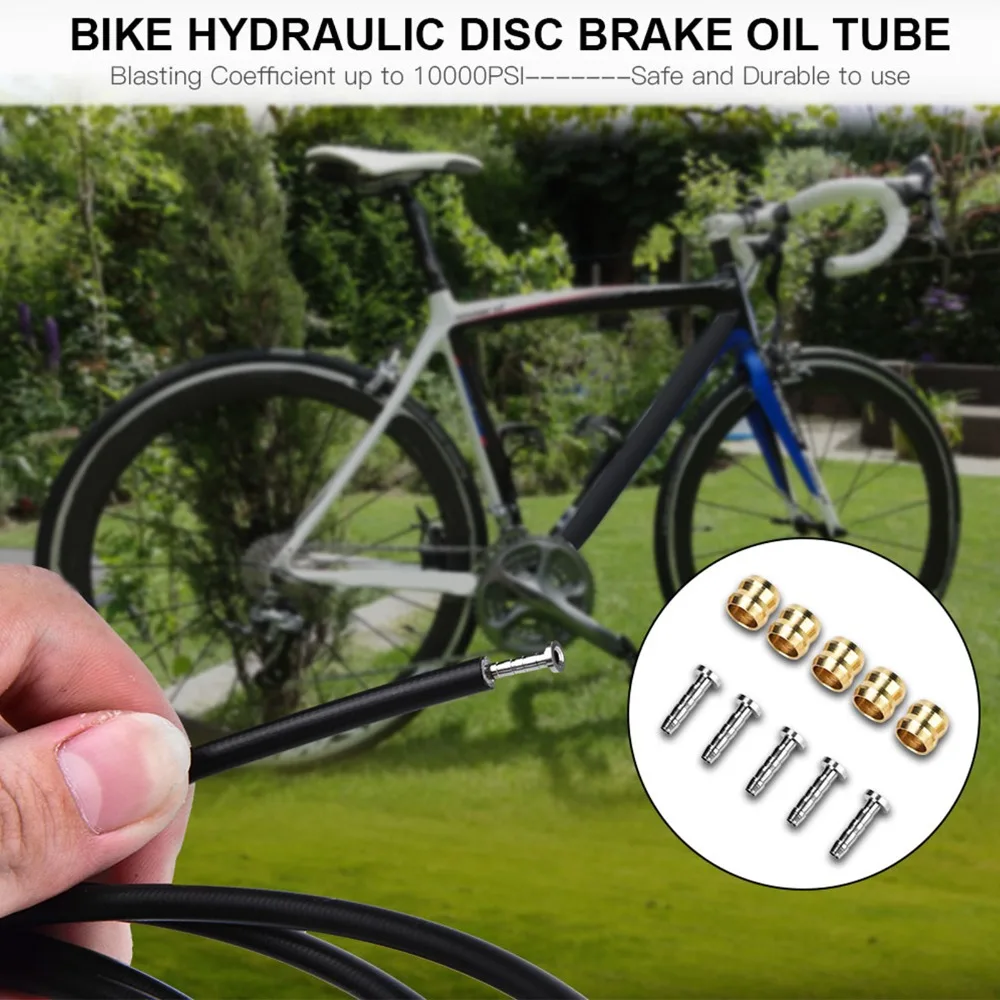 3 Meters Length Hydraulic Brake Hose Tube Set Nylon and Metal Bike Brake Hose Kit for Shimano BH90
3 Meters Length Hydraulic Brake Hose Tube Set Nylon and Metal Bike Brake Hose Kit for Shimano BH90