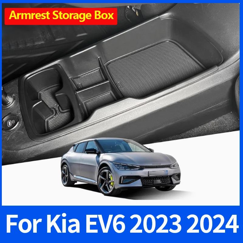 Lower Center Console Organizer Tray For Kia EV6 2023 2024 Armrest Storage Box Cup Holder ABS Material Interior Accessories
Lower Center Console Organizer Tray For Kia EV6 2023 2024 Armrest Storage Box Cup Holder ABS Material Interior Accessories