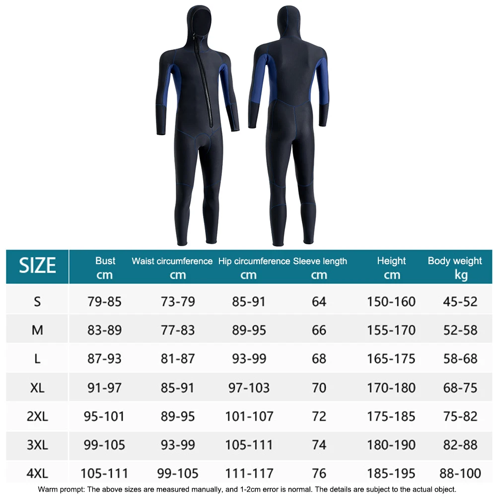 Neoprene Diving Surfing Suit Cold Proof Unisex Diving Protection Clothes with Zipper Elastic Anti-scratch Water Sports Equipment
Neoprene Diving Surfing Suit Cold Proof Unisex Diving Protection Clothes with Zipper Elastic Anti-scratch Water Sports Equipment