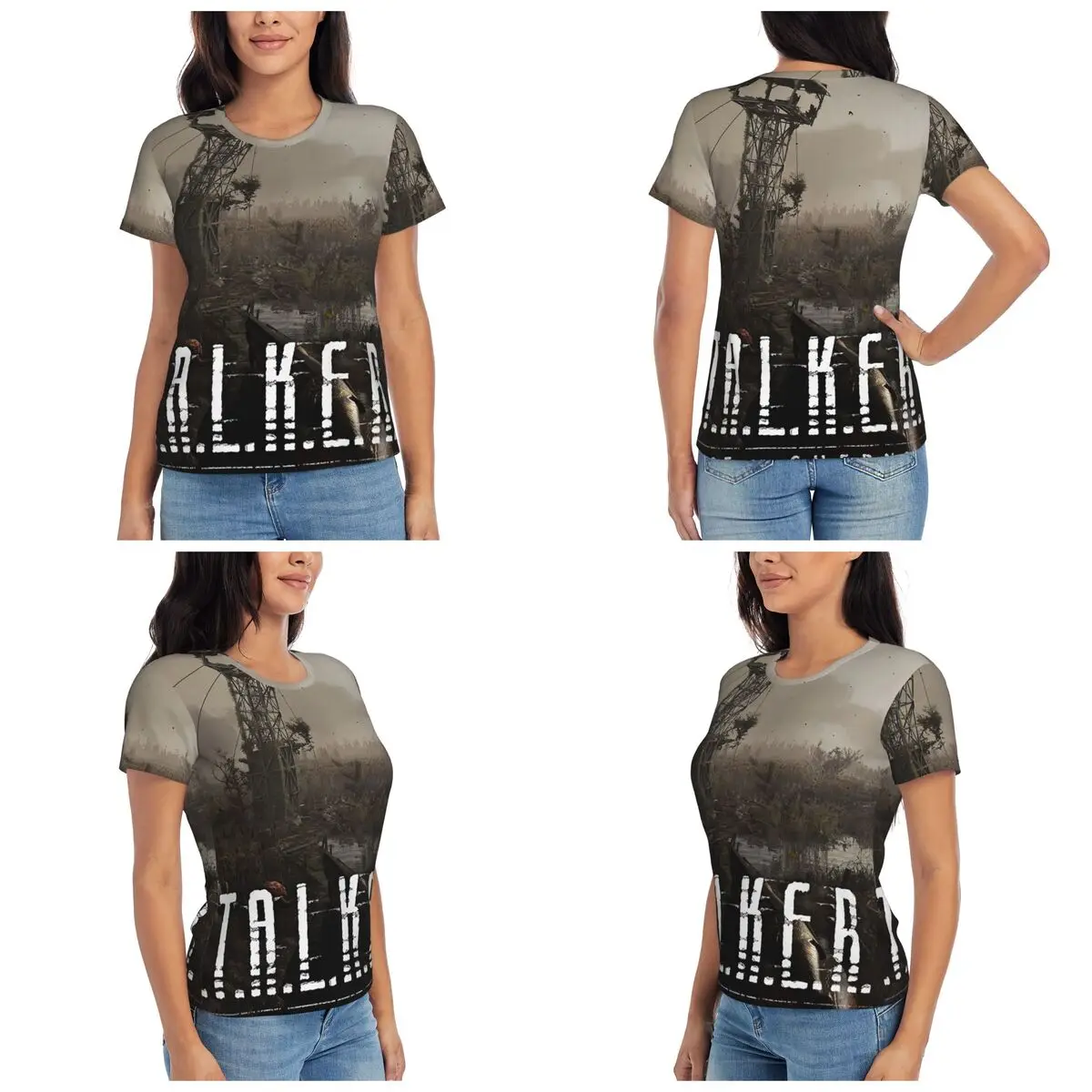 STALKER Heart Of Chernobyl 2024 T-Shirt Women Short Sleeve T Shirts Crew Neck Clothes Cotton Summer Tees Streetwear
STALKER Heart Of Chernobyl 2024 T-Shirt Women Short Sleeve T Shirts Crew Neck Clothes Cotton Summer Tees Streetwear