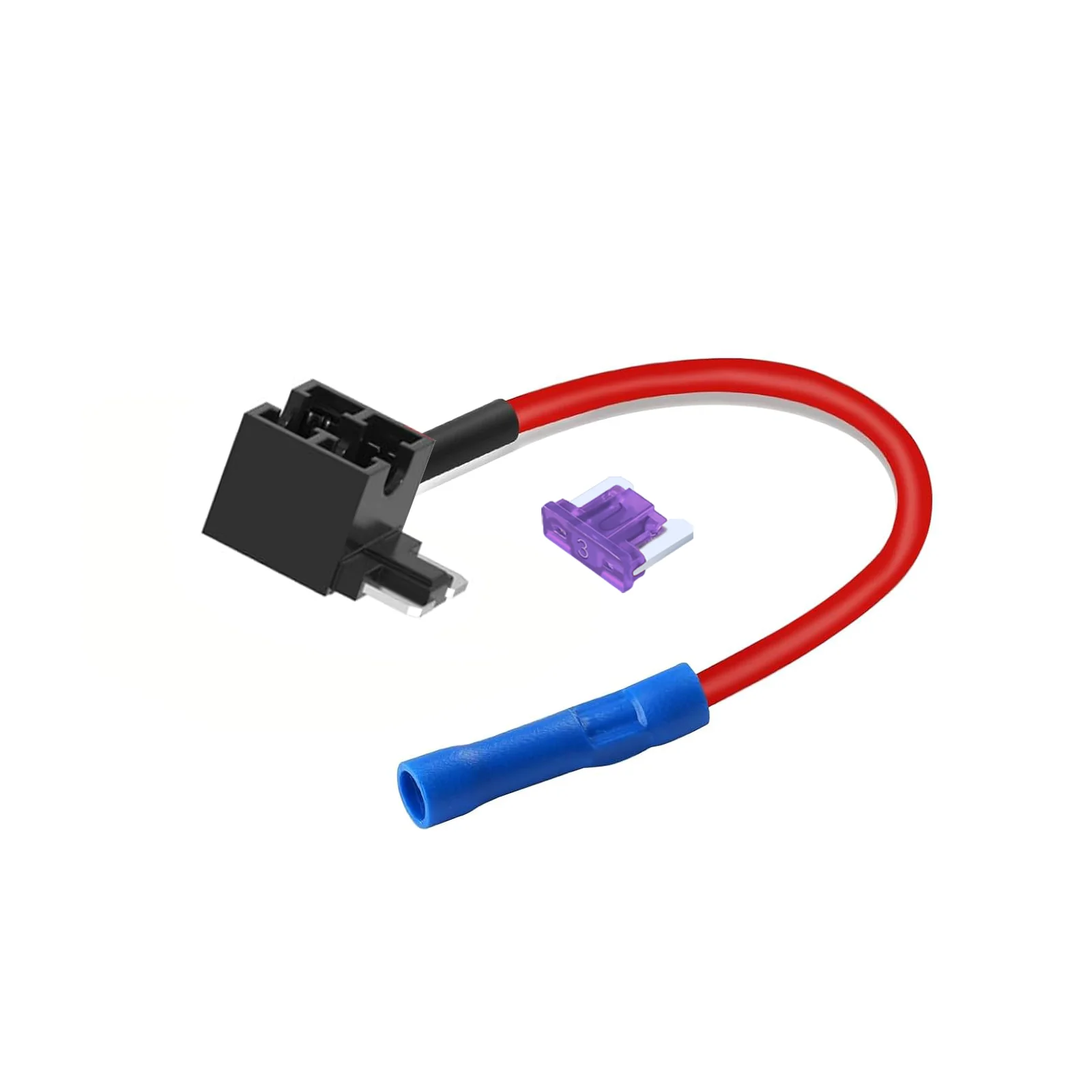 12V Add-A-Circuit Fuse Tap-16AWG Wire Low Profile Mini Blade Fuse Adapter Holder 3/5/7.5/10/15A Fuse Taps for Car Fuse Block
12V Add-A-Circuit Fuse Tap-16AWG Wire Low Profile Mini Blade Fuse Adapter Holder 3/5/7.5/10/15A Fuse Taps for Car Fuse Block
