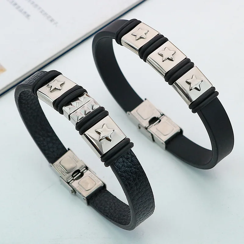 10 шт., плетеный персонализированный браслет из нержавеющей стали с пентаграммой из искусственной кожи, модные аксессуары, праздничный подарок, сувенир для мужчин
10 шт., плетеный персонализированный браслет из нержавеющей стали с пентаграммой из искусственной кожи, модные аксессуары, праздничный подарок, сувенир для мужчин