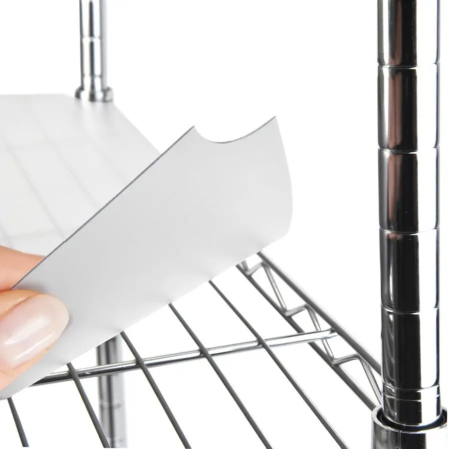 Водонепроницаемые пластиковые вкладыши для проволочных полок, толстые защитные покрытия для металлических стеллажей, легко используемые для проволочных систем хранения
Водонепроницаемые пластиковые вкладыши для проволочных полок, толстые защитные покрытия для металлических стеллажей, легко используемые для проволочных систем хранения