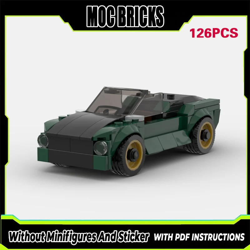 Speed Racing Car Model MOC Building Bricks Retro Convertible Sports Car Modular Technology Gifts Holiday Assemble Children Toys
Speed Racing Car Model MOC Building Bricks Retro Convertible Sports Car Modular Technology Gifts Holiday Assemble Children Toys