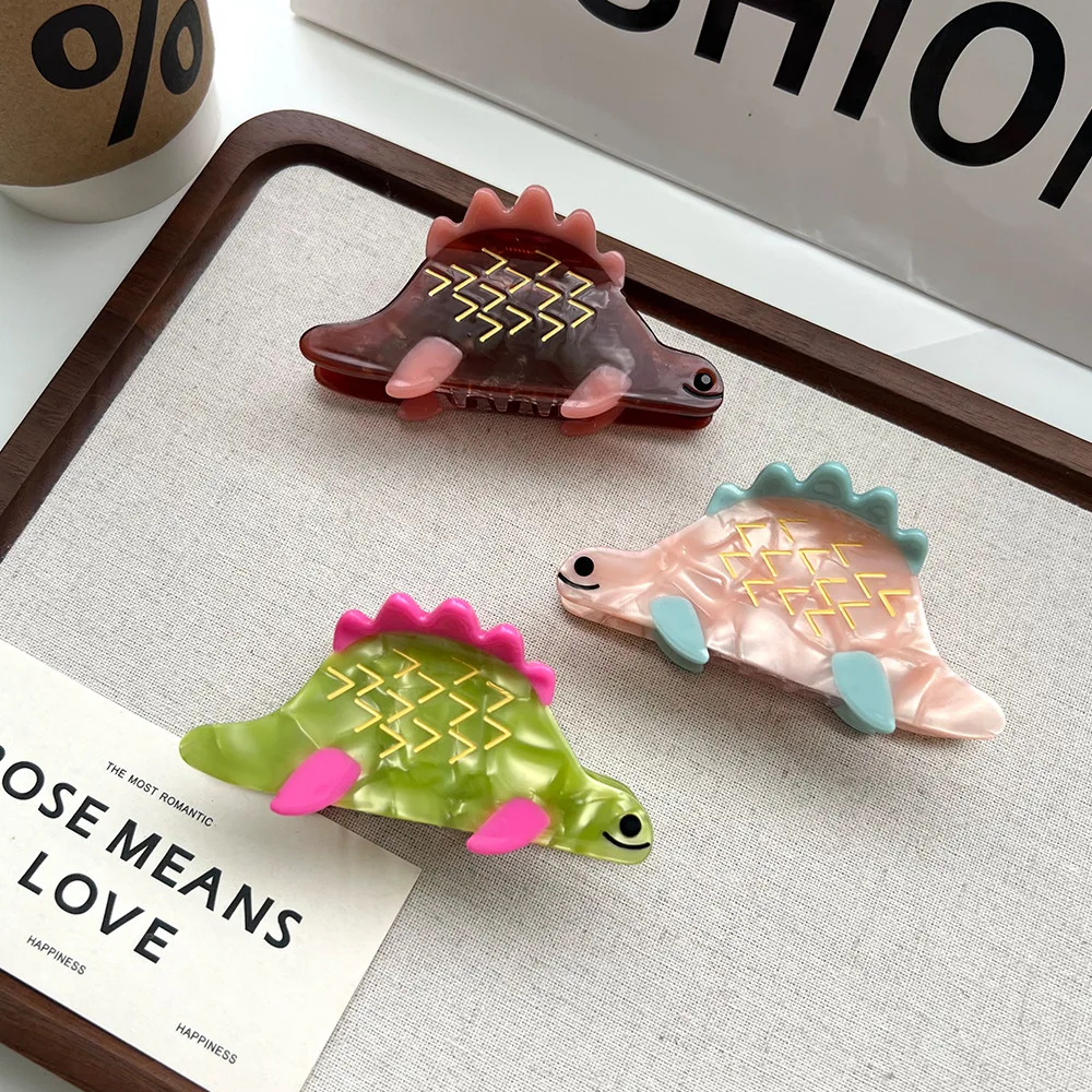 YHJ Triceratops Hair Claw Cute Dinosaur Acetate Splicing Hair Claw Clips Shark Catch Hair Accessories for Women Girls
YHJ Triceratops Hair Claw Cute Dinosaur Acetate Splicing Hair Claw Clips Shark Catch Hair Accessories for Women Girls