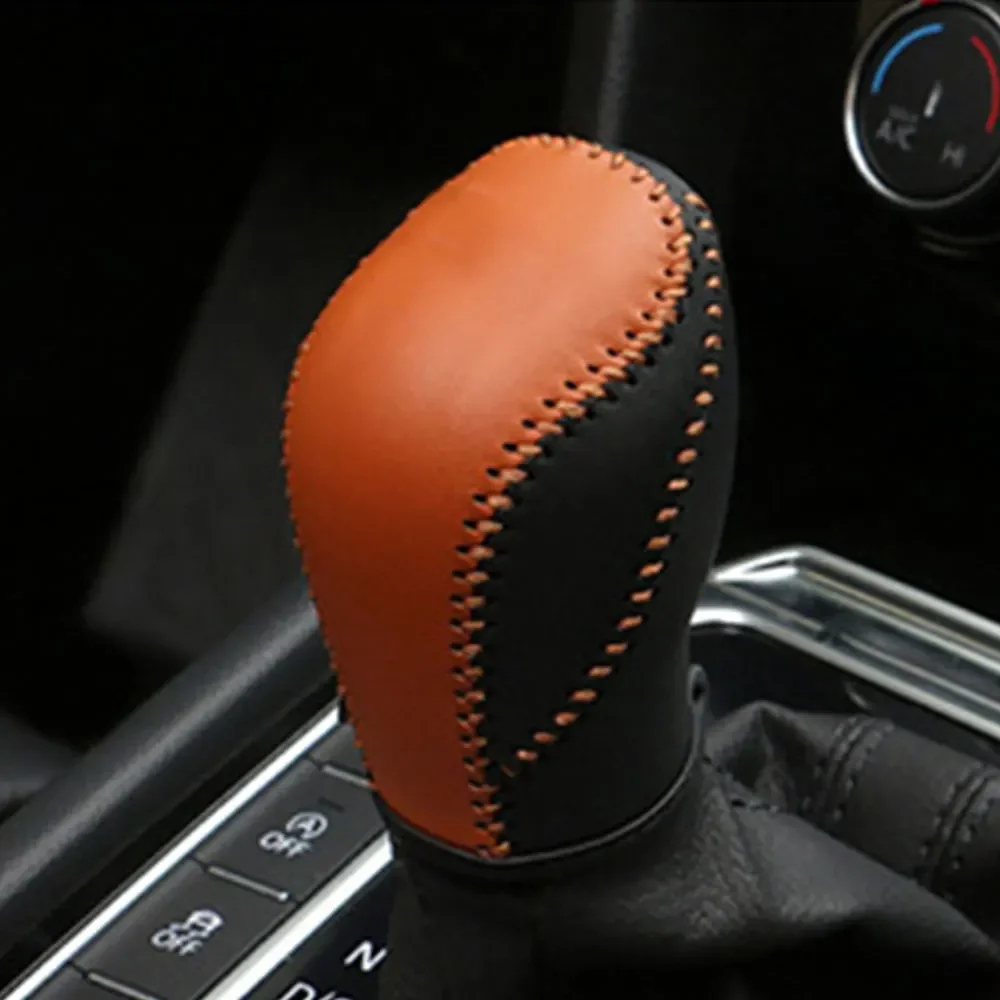 Leather Car Gear Shift Knob Cover Gear Collars for Volkswagen VW Polo Tiguan Golf 5 6 7 Mk7 Passat B5 B6 B7 CC Jetta AT
Leather Car Gear Shift Knob Cover Gear Collars for Volkswagen VW Polo Tiguan Golf 5 6 7 Mk7 Passat B5 B6 B7 CC Jetta AT
