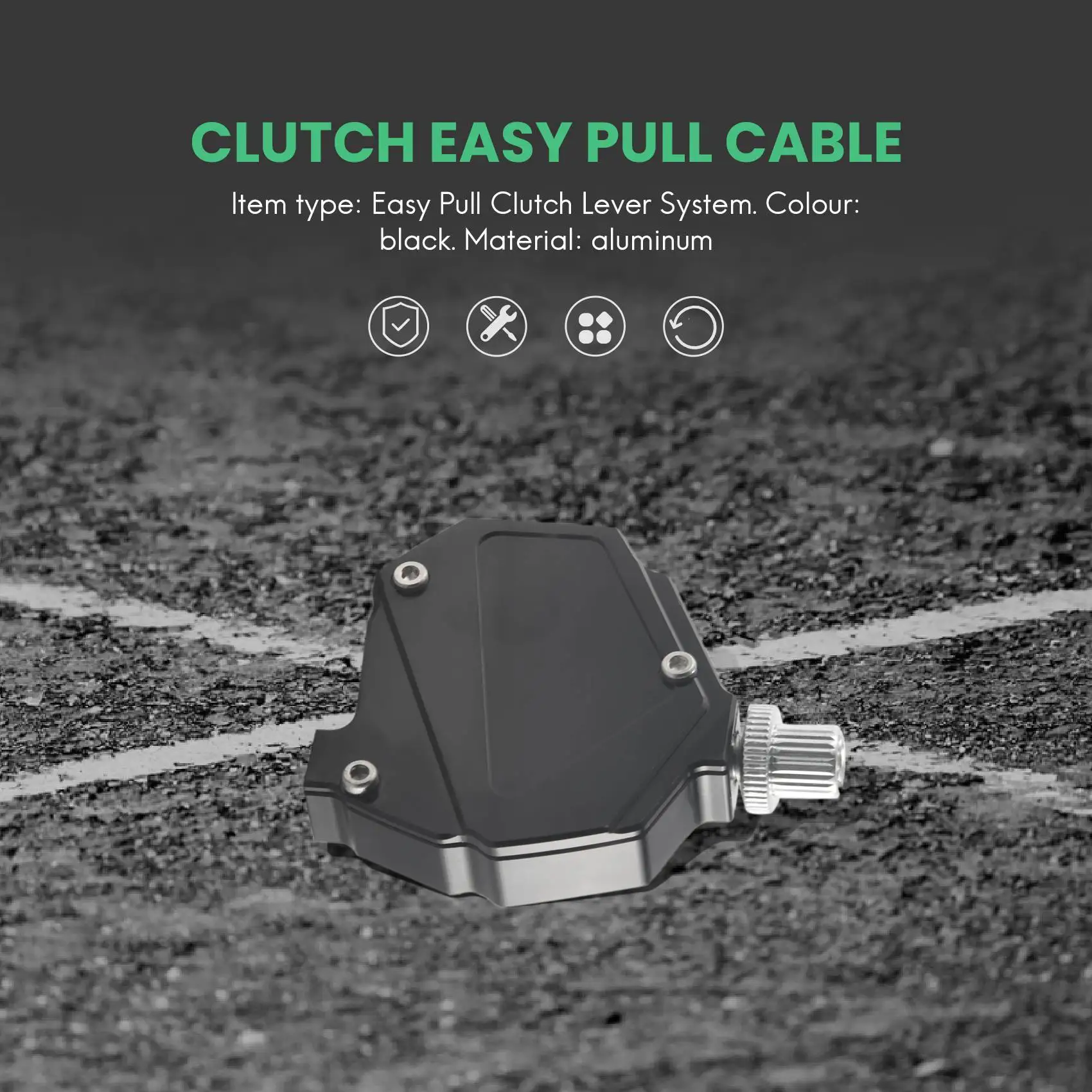 Motorcycle Stunt Clutch Lever Easy Pull Cable System for Yamaha Kawasaki Honda Dirt Bike PartsJAS 
Motorcycle Stunt Clutch Lever Easy Pull Cable System for Yamaha Kawasaki Honda Dirt Bike PartsJAS