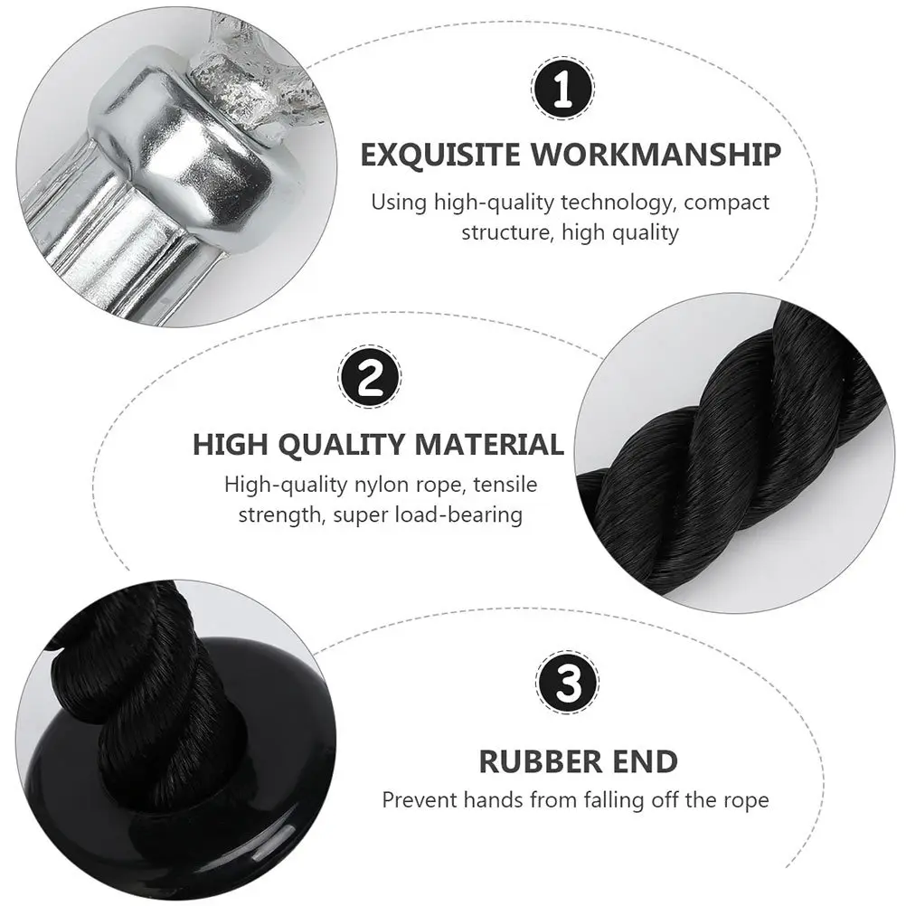 2Pcs Triceps Rope Heavy Duty Single Grip for Pull Down Bicep Workout Gym Supplies Attachment Bodybuilding Exercises
2Pcs Triceps Rope Heavy Duty Single Grip for Pull Down Bicep Workout Gym Supplies Attachment Bodybuilding Exercises