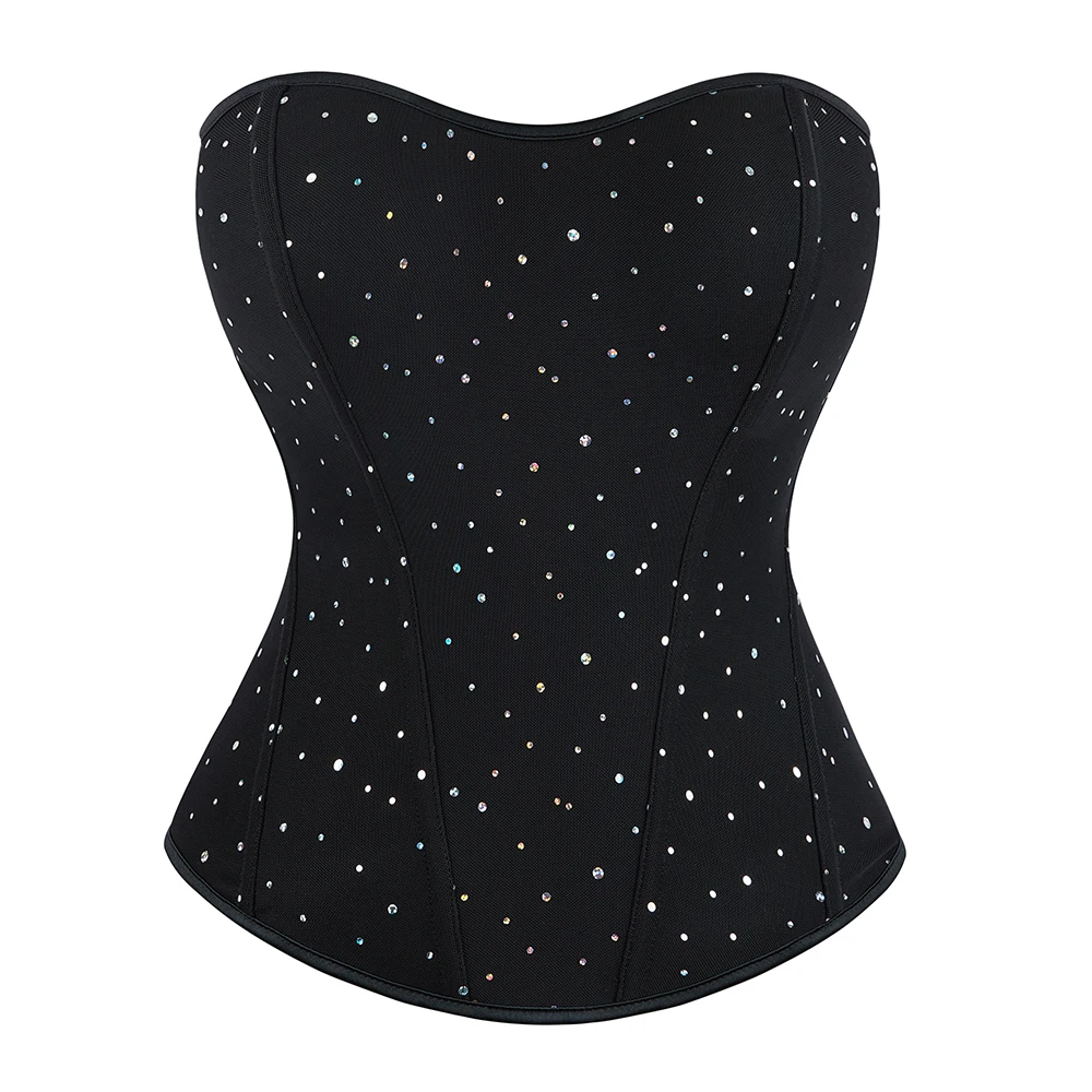 Fashion Rhinestone Overbust Corset Sexy Back Zipper Bustier Top Push Up Steampunk Burlesque
Fashion Rhinestone Overbust Corset Sexy Back Zipper Bustier Top Push Up Steampunk Burlesque