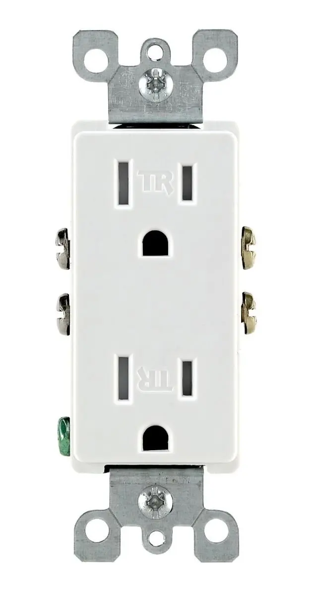 T5325-W 40 Pack 15Amp 125V Tamper Resistant Decora Duplex Receptacle, White
T5325-W 40 Pack 15Amp 125V Tamper Resistant Decora Duplex Receptacle, White