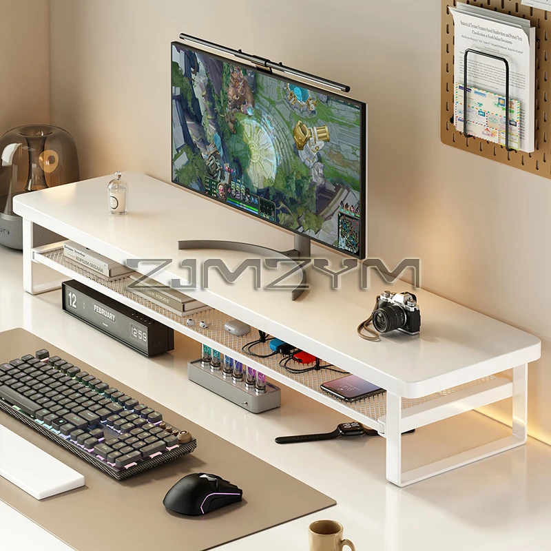Подставка для монитора с полкой для хранения для домашнего офиса, настольная подставка для монитора, подъемная подставка для монитора
Подставка для монитора с полкой для хранения для домашнего офиса, настольная подставка для монитора, подъемная подставка для монитора