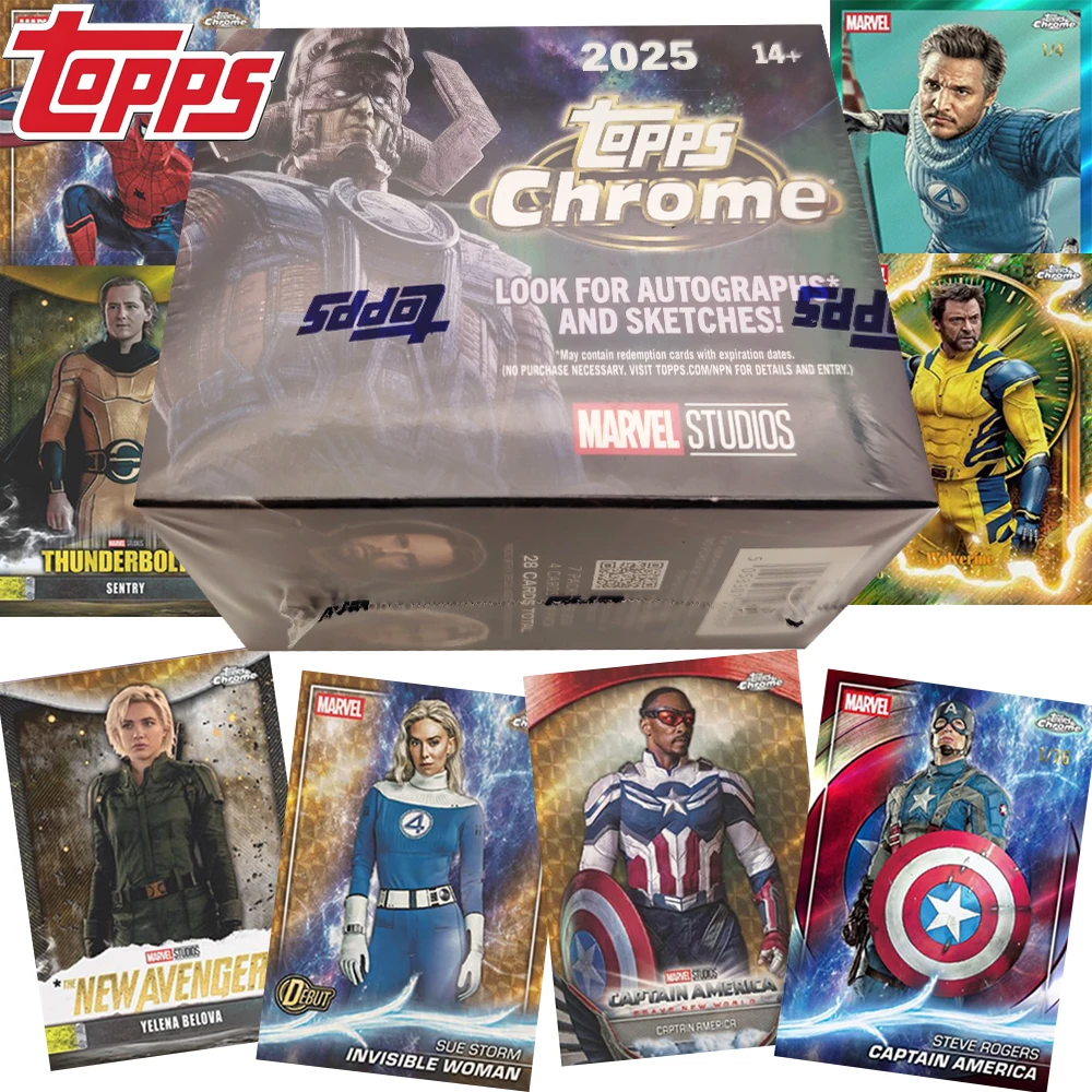 Genuine 2025 Topps Chrome Value Movie Cards for Children Trendy Classic Highly Popular Character Precious Collection Cards Gifts
Genuine 2025 Topps Chrome Value Movie Cards for Children Trendy Classic Highly Popular Character Precious Collection Cards Gifts