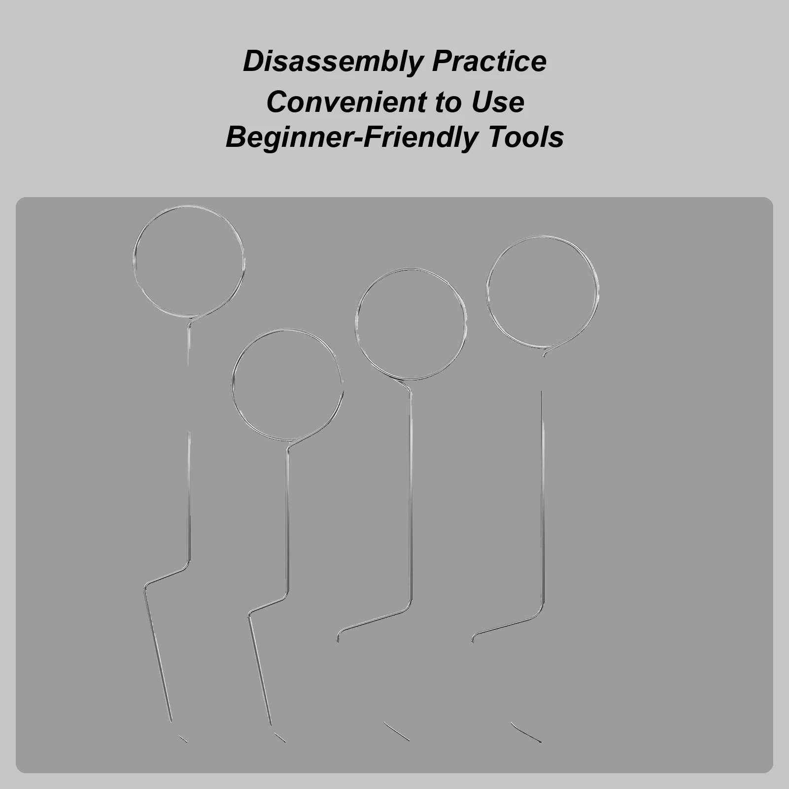 Lock Picking Tools Door Unlock Equipment With Hook 4 Pieces Beginner-Friendly Locksmith Tool With Hook For Household Rescue
Lock Picking Tools Door Unlock Equipment With Hook 4 Pieces Beginner-Friendly Locksmith Tool With Hook For Household Rescue