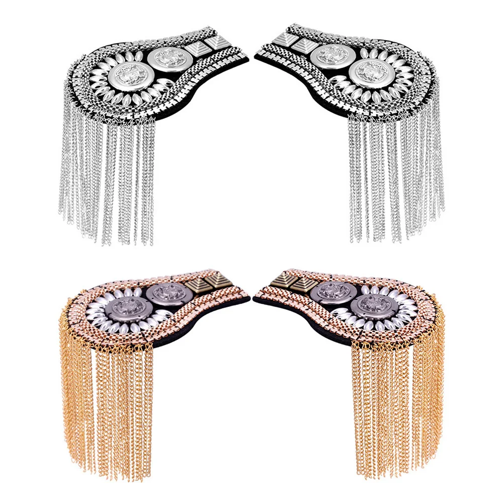 2 Pcs Brooch Jewelry Pin Backs for Badges Tassel Trim Women Simple Shoulder Board Uniform
2 Pcs Brooch Jewelry Pin Backs for Badges Tassel Trim Women Simple Shoulder Board Uniform