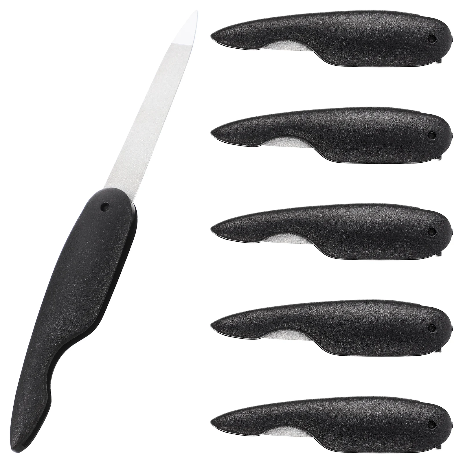 6pcs Black Mini Bird Foldable Nail Files Double Sided Sanding Surface Durable Easy to Operate Portable Stylish Design for Nail
6pcs Black Mini Bird Foldable Nail Files Double Sided Sanding Surface Durable Easy to Operate Portable Stylish Design for Nail