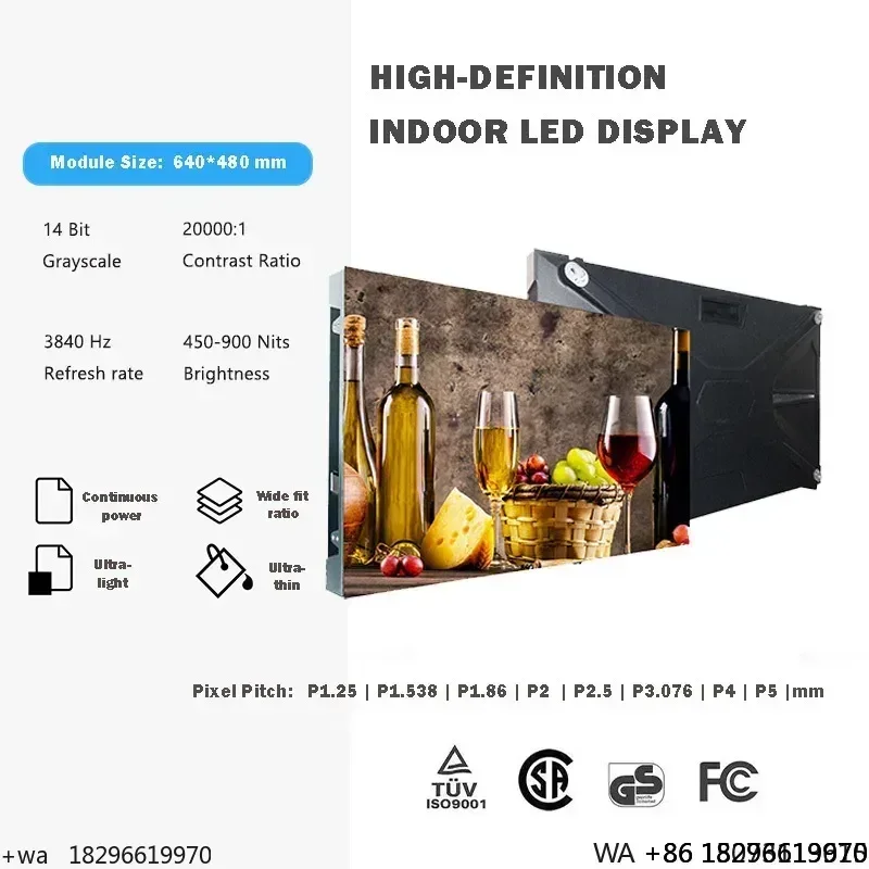 4K Ultra Clear Indoor LED Splicing Screen P1.25/P1.538/P2.5 Small Pitch for Conference Rooms
4K Ultra Clear Indoor LED Splicing Screen P1.25/P1.538/P2.5 Small Pitch for Conference Rooms