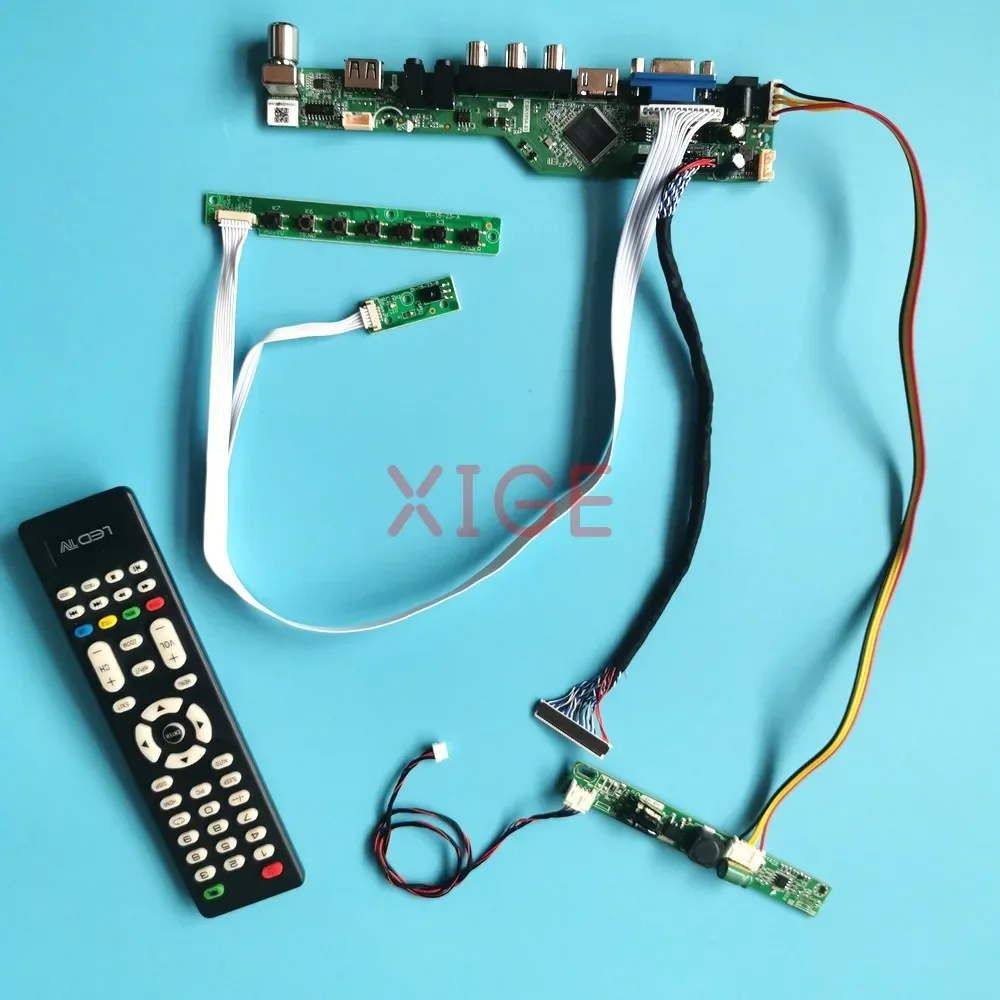 Driver Board Fit LTM270HL01 LTM270HL02 27" TV Analog Signal 1920*1080 30-Pin LVDS Kit DIY USB+AV+HDMI+VGA LCD Display
Driver Board Fit LTM270HL01 LTM270HL02 27" TV Analog Signal 1920*1080 30-Pin LVDS Kit DIY USB+AV+HDMI+VGA LCD Display