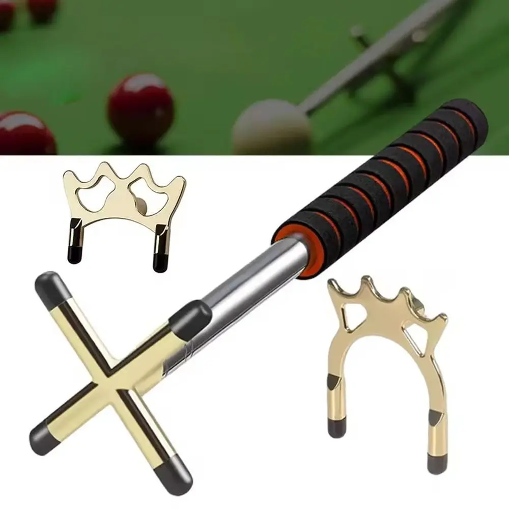 Stainless Steel Telescopic Billiards Pool Cue Anti-Slip Removable Bridge Head Retractable Billiard Bridge Stick Expandable
Stainless Steel Telescopic Billiards Pool Cue Anti-Slip Removable Bridge Head Retractable Billiard Bridge Stick Expandable