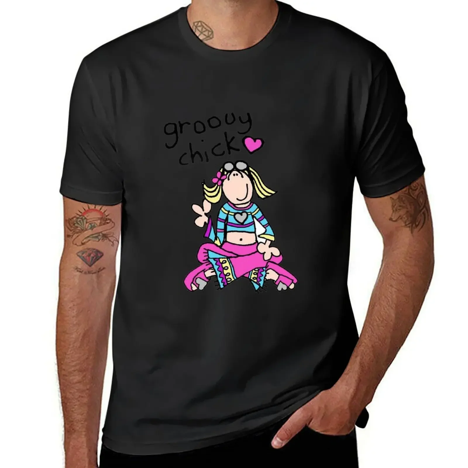 Groovy Chick Girls 2000s Y2K vintage T-Shirt blanks oversized mens shirts graphic tee 
Groovy Chick Girls 2000s Y2K vintage T-Shirt blanks oversized mens shirts graphic tee