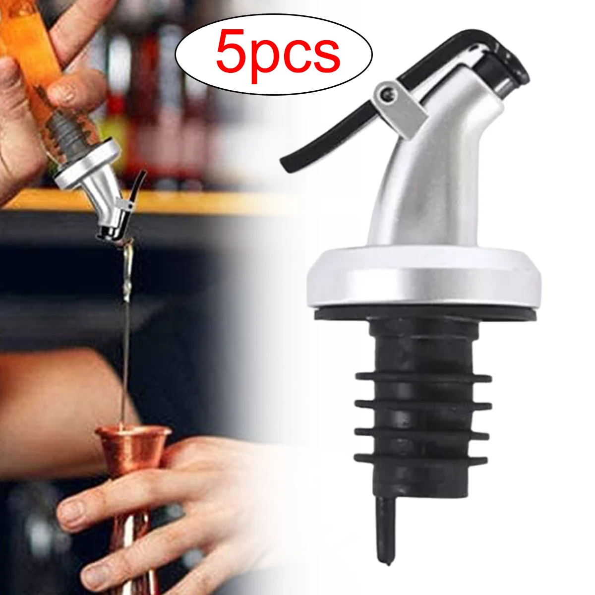 5pcs Leak proof kitchen seasoning bottle oil nozzle universal olive oil bottle stopper silicone plug oil nozzle
5pcs Leak proof kitchen seasoning bottle oil nozzle universal olive oil bottle stopper silicone plug oil nozzle