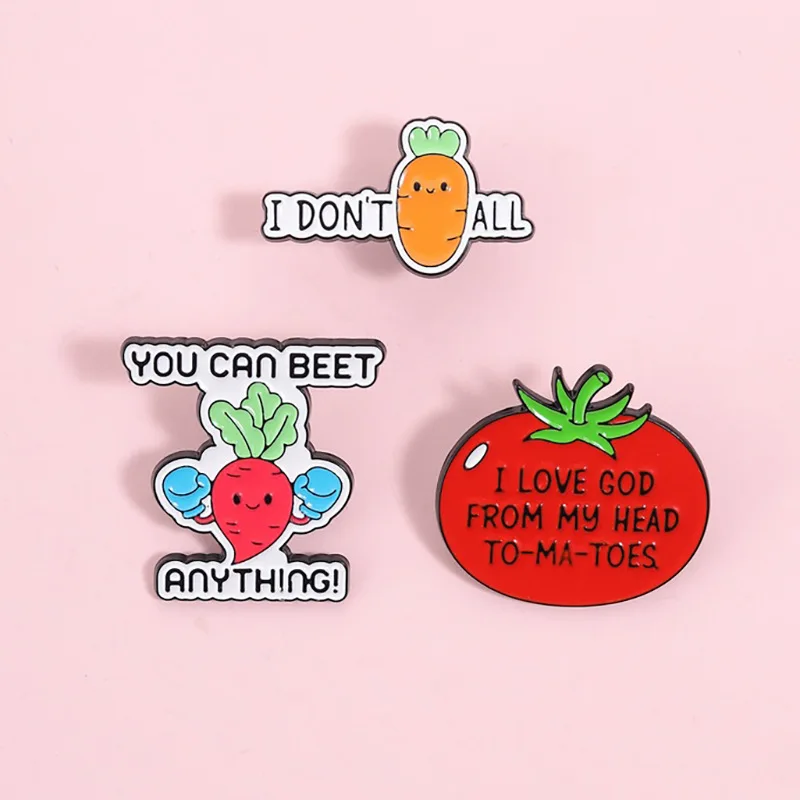 Fashion clothing accessories alloy drip oil brooch cartoon food tomato carrot Enamel Pins Jewelry Gifts For Friends
Fashion clothing accessories alloy drip oil brooch cartoon food tomato carrot Enamel Pins Jewelry Gifts For Friends